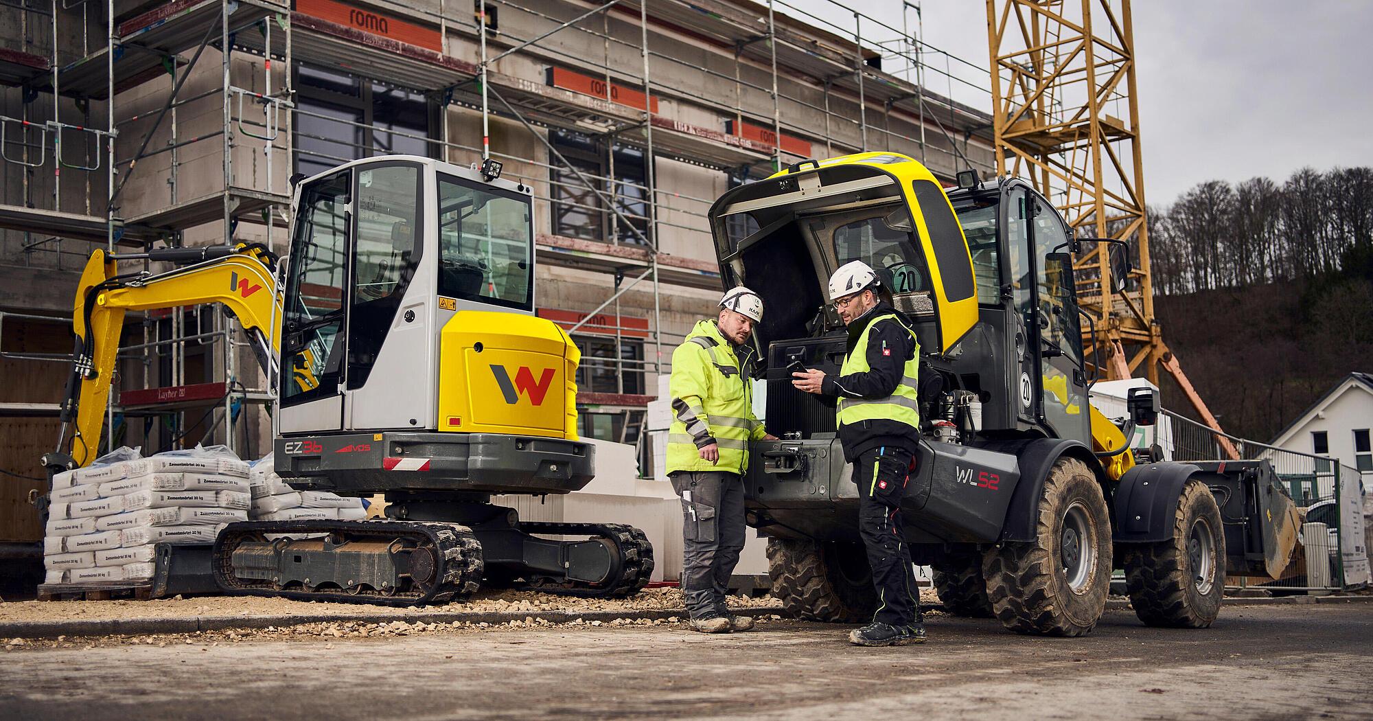 Telematics for construction machines | Wacker Neuson