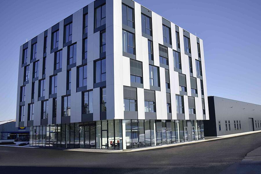 Umístění budovy Wacker Neuson v Reichertshofenu.