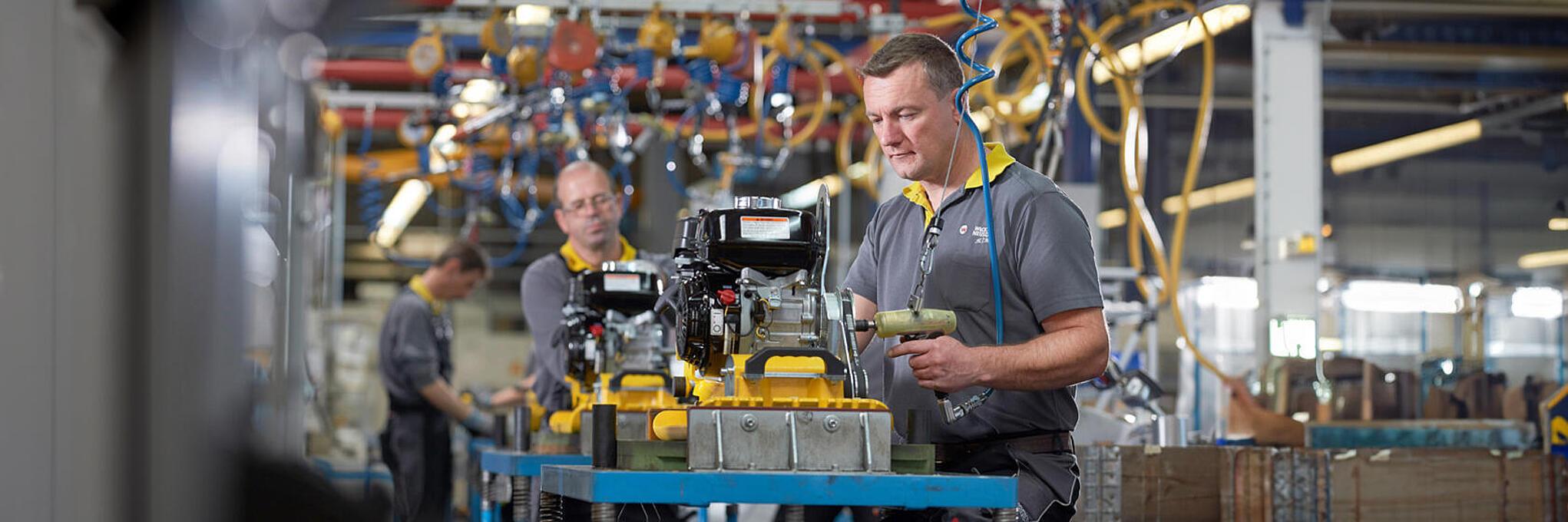 Wacker Neuson production hall in Reichertshofen, Germany