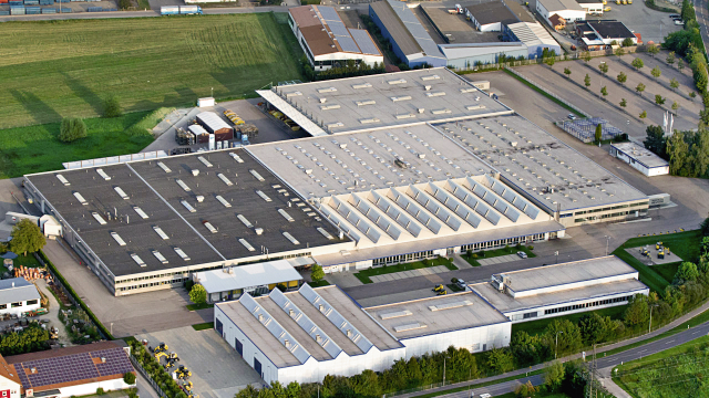 Výrobní závod Wacker Neuson v Reichertshofenu.