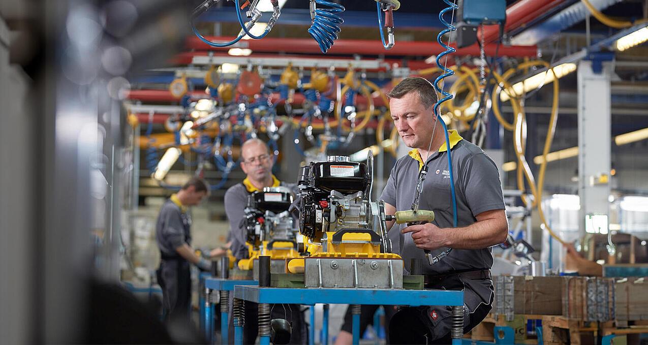 Výrobní hala Wacker Neuson v Reichertshofen, Německo